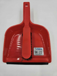 DUSTPAN & BRUSH SET - RED (SOFT BRISTLE)