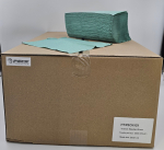 HANDTOWEL INTERFOLD GREEN 1PLY
