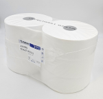 JUMBO TOILET ROLL 2.1/4" WHITE 2PLY 300MTR