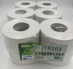 MINI JUMBO 3" - WHITE 2PLY 200M TOILET ROLL
