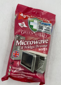 MICROWAVE FRIDGE/FREEZER WIPE GREENSHIELD 'ANTIBACTERIAL' 50
