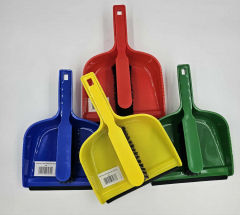 SOFT BRISTLE DUSTPAN & BRUSH (choose colour)
