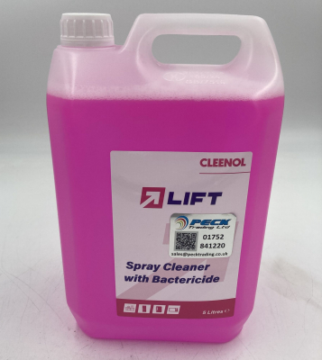 LIFT SPRAY CLEANER BACTERCIDAL CLEENOL - 5 LTR (PINK)     D10