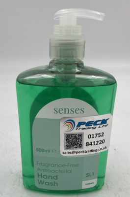 SENSES BACTERCIDAL SOAP 500ML GREEN-BSEN1276 99.9%GERM 30SEC