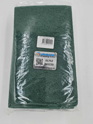 GREEN SCOURER PAD 9InchX6Inch   (10) PREMIUM 780gsm