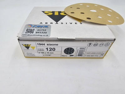 SIAONE 1944 150MM P120 15 HOLE SANDING DISC