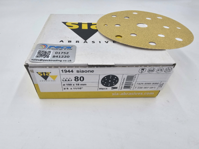 SIAONE 1944 150MM P80 15 HOLE SANDING DISC