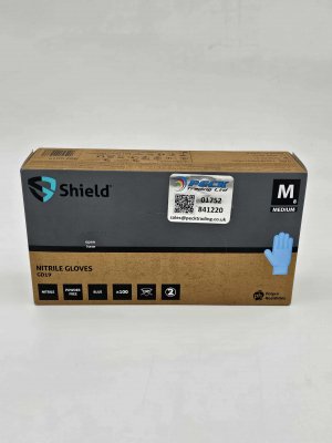 GLOVE - NITRILE P/F SHIELD2 MEDIUM