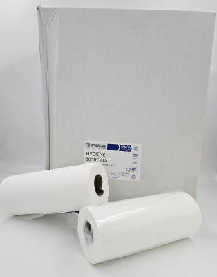 HYGIENE ROLL 10Inch 2PLY WHITE 40M (COUCH ROLL)