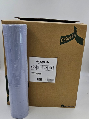 20Inch HYGIENE ROLL BLUE 2PLY COUCH (500MM) 40M / BOX 12