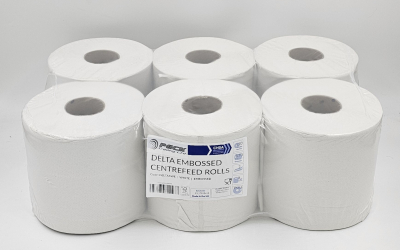 PECK WHITE C/FEED ROLL - 2PLY 150MTR